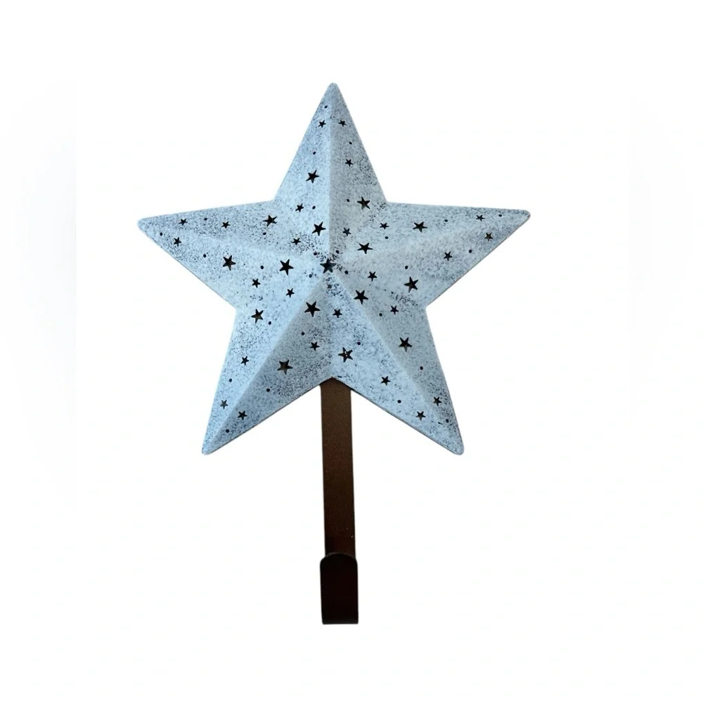 Metal star with hanging hook